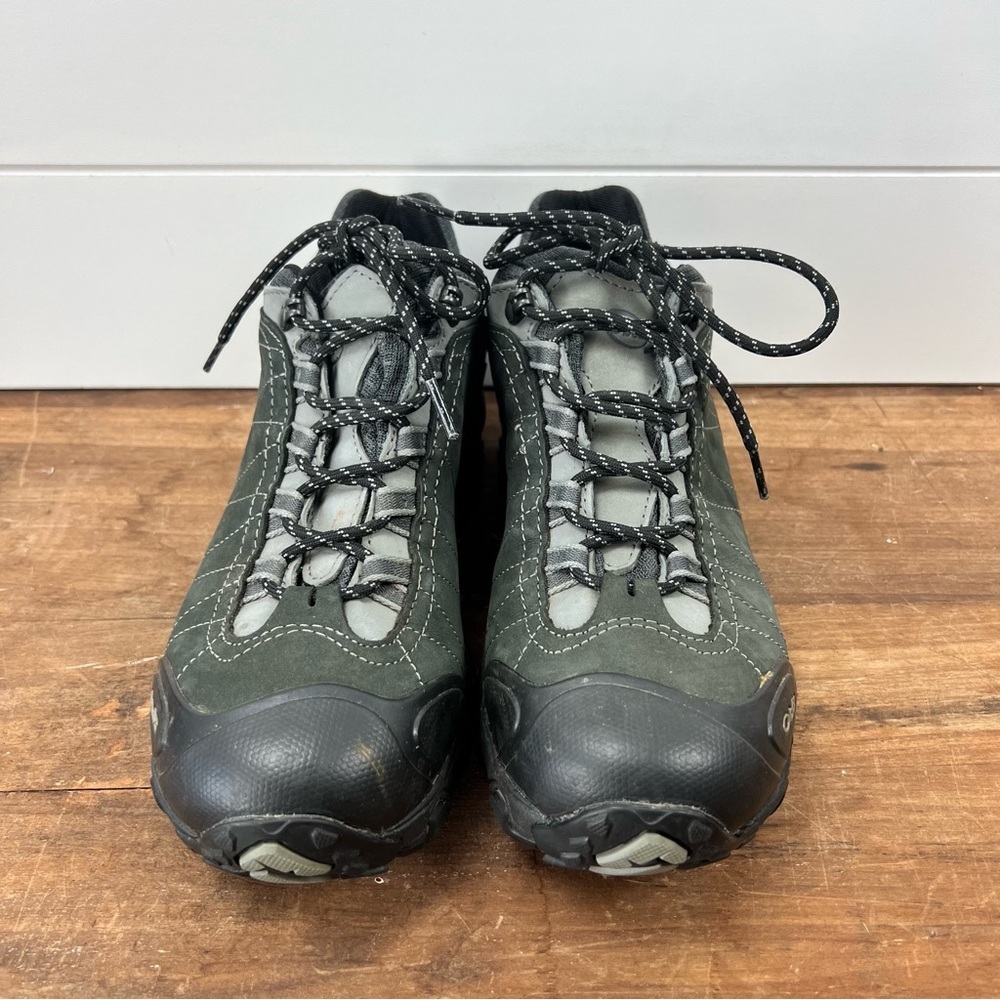 Oboz Men's Bridger Low Waterproof Hiking Shoes, Dark Shadow US 10 USED No insole - Picture 3 of 11